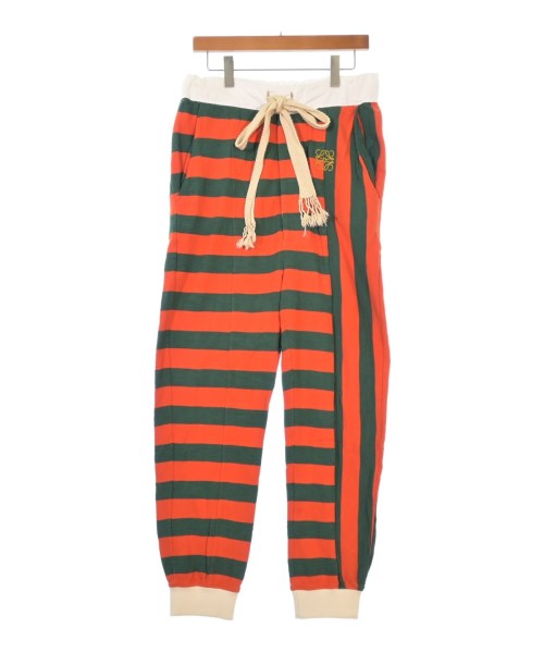 LOEWE ロエベ パンツ（その他） メンズ XS オレンジx緑(ボーダー) 【中古】【古着】
