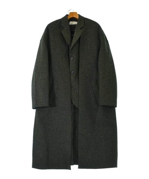 LOEWE ロエベコート（その他） メンズ 48(L位) 黒xカーキxグレー(千鳥格子)【中古】【古着】｜RAGTAG（ブランド古着のラグタグ）