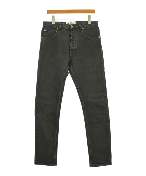 LOEWE ロエベ デニムパンツ メンズ 48(L位) 黒(デニム) 【中古】【古着】