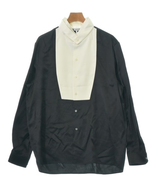 LOEWE ロエベ カジュアルシャツ メンズ 40(XXS位) 黒 【中古】【古着】