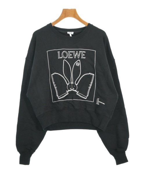 LOEWE ロエベスウェット レディース XS 黒【中古】【古着】