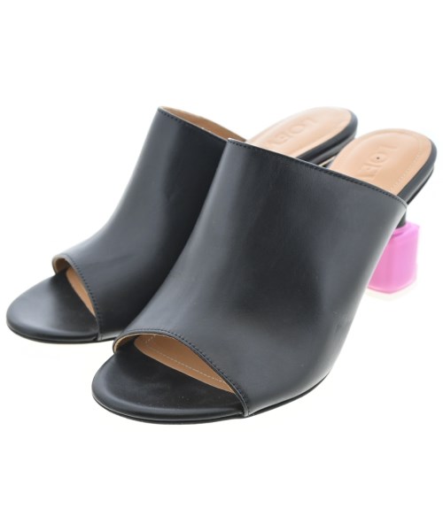 LOEWE ロエベ サンダル レディース EU36(22.5cm位) 黒 【中古】【古着】