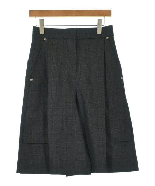 LOEWE ロエベショートパンツ レディース 32(XXS位) 薄墨色x黒(グレン照合のしるし)【中古】【古着】