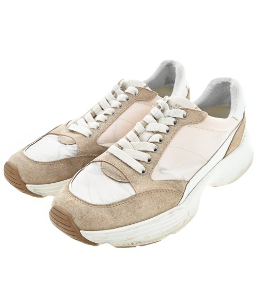 COACH コーチスニーカー メンズ US9(27糎位) ベージュ系【中古】【古着】
