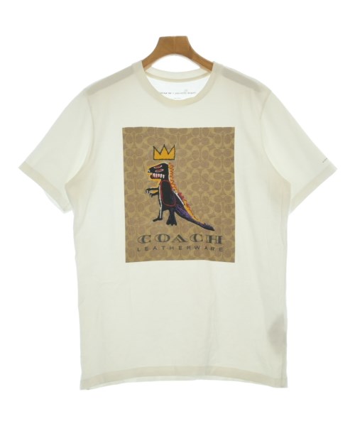 COACH コーチ Tシャツ・カットソー メンズ -(M位) 白 【中古】【古着】