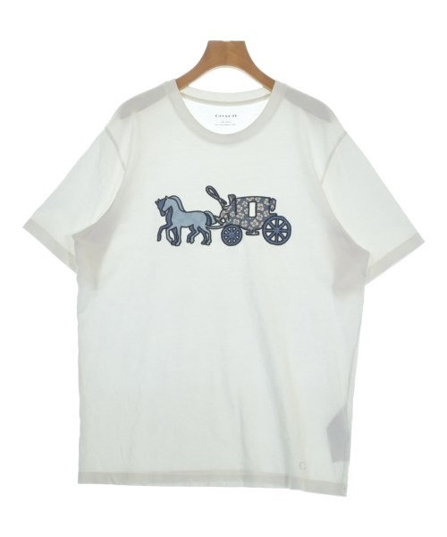 COACH コーチ Tシャツ・カットソー レディース L 白 【中古】【古着】