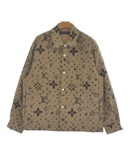 LOUIS VUITTON ルイヴィトンカジュアルシャツ メンズ 48(L位) ベージュ(総柄)【中古】【古着】｜RAGTAG（ブランド古着のラグタグ） 150,150円