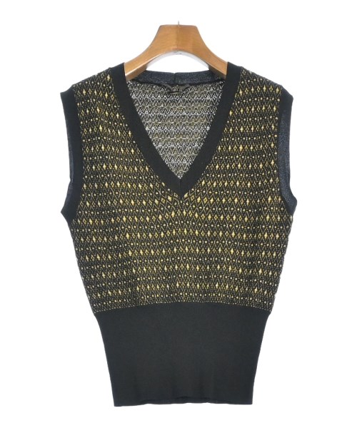 LOUIS VUITTON ルイヴィトン ベスト レディース S 黒x黄系(総柄) 【中古】【古着】
