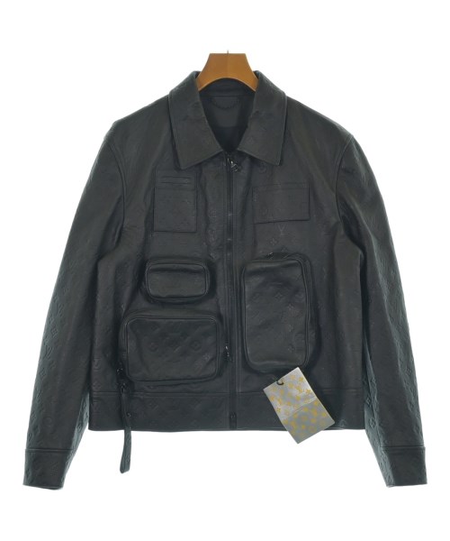 LOUIS VUITTON ルイヴィトンブルゾン メンズ 50(XL位) 黒【中古】【古着】