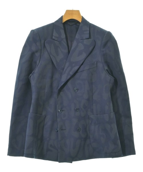 LOUIS VUITTON ルイヴィトン カジュアルジャケット メンズ 46(M位) 紺(総柄) 【中古】【古着】