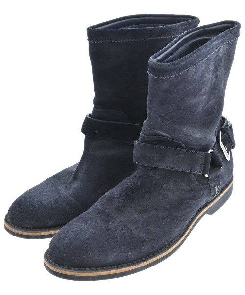 LOUIS VUITTON ルイヴィトン ブーツ メンズ UK7(25.5cm位) 紺 【中古】【古着】