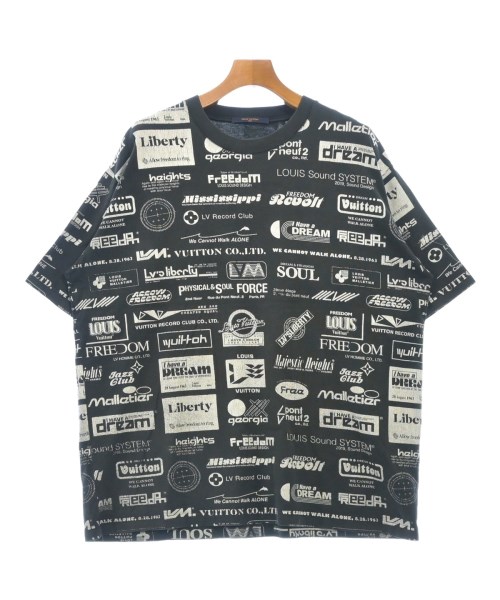 未使用級　箱付き　ルイヴィトン　Tシャツ　ロゴワッペン　ダミエ　ブラック　S v0089829500_1.jpg