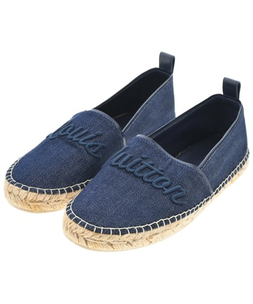 LOUIS VUITTON ルイヴィトンエスパドリーユ レディース 37(23.5糎位) 紺【中古】【古着】