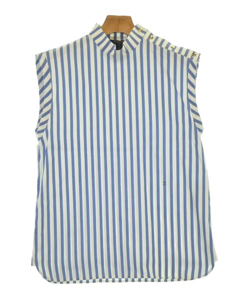 LOUIS VUITTON ルイヴィトンブラウス レディース 36(XS位) 白x青(ストライプ)【中古】【古着】｜RAGTAG（ブランド古着のラグタグ）