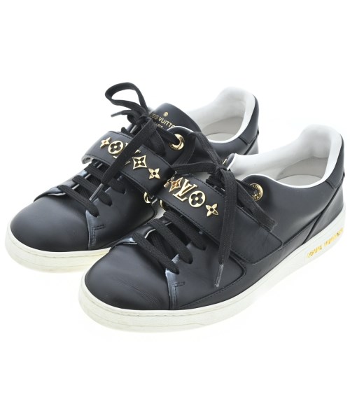 LOUIS VUITTON ルイヴィトンスニーカー レディース EU35(21.5糎位) 黒【中古】【古着】