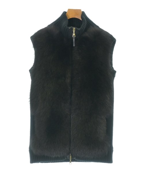 LOUIS VUITTON ルイヴィトンベスト/ノースリーブ レディース S 黒【中古】【古着】