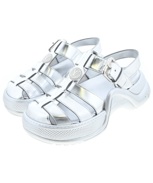 LOUIS VUITTON ルイヴィトンサンダル レディース EU34(20.5cm位) シルバー【中古】【古着】｜RAGTAG（ブランド古着のラグタグ）