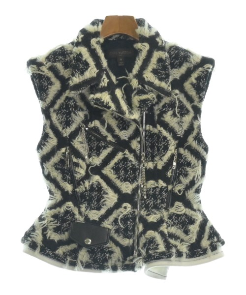 LOUIS VUITTON ルイヴィトン ブルゾン（その他） レディース 38(S位) 黒x白(総柄) 【中古】【古着】