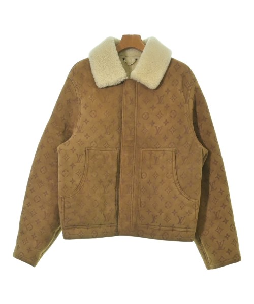 LOUIS VUITTON ルイヴィトンブルゾン（余分の物） メンズ 50(XL位) 茶(総柄)【中古】【古着】