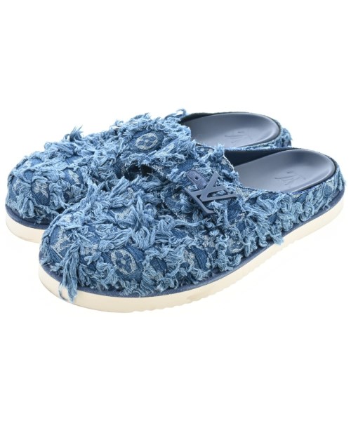 LOUIS VUITTON ルイヴィトンサンダル メンズ UK9(27.5珊位) 青系(ジーンズ)【中古】【古着】