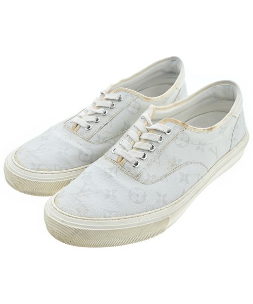 LOUIS VUITTON ルイヴィトンスニーカー メンズ UK11(29.5糎位) 薄墨色(総柄)【中古】【古着】