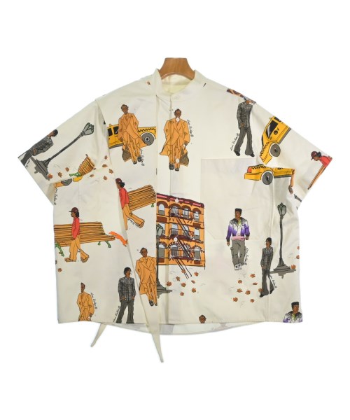LOUIS VUITTON ルイヴィトンカジュアルシャツ メンズ L 白x茶x黄等(総柄)【中古】【古着】｜RAGTAG（ブランド古着のラグタグ）
