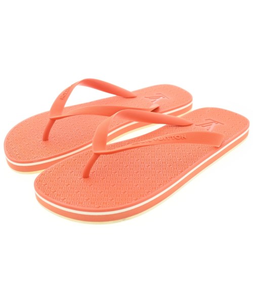 LOUIS VUITTON ルイヴィトンサンダル メンズ UK7(25.5糎位) オレンジ色【中古】【古着】
