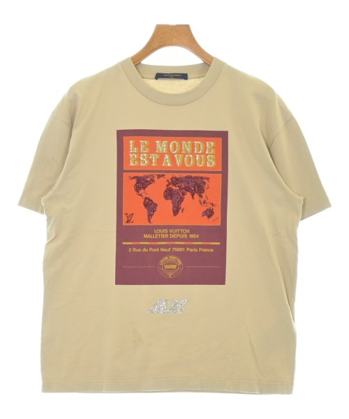 LOUIS VUITTON ルイヴィトンプルオーバー・カットソー メンズ M ベージュ【中古】【古着】