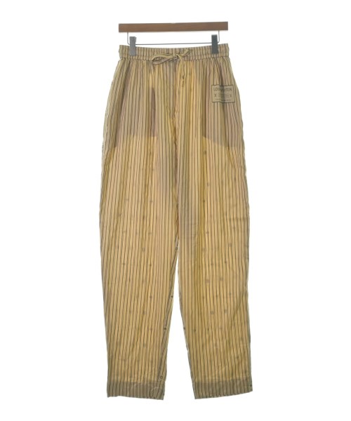 LOUIS VUITTON ルイヴィトンパンツ（余分の物） メンズ 36(XS位) ベージュ系x薄墨色(縞模様)【中古】【古着】