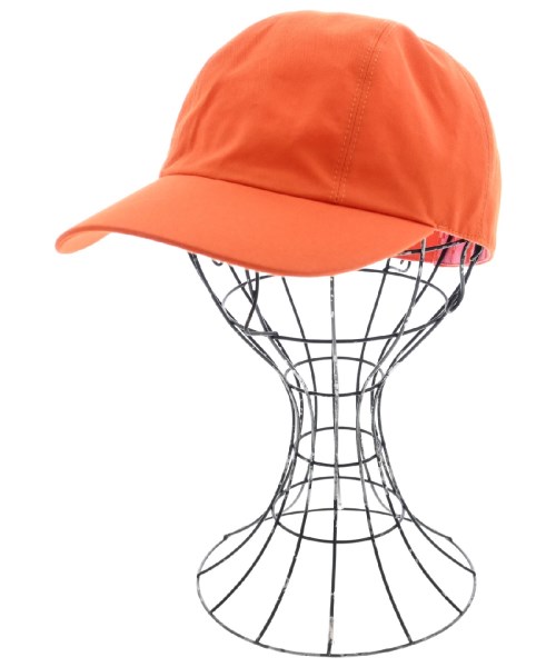 HERMES エルメス鳥打ち帽 レディース 58 オレンジ色【中古】【古着】