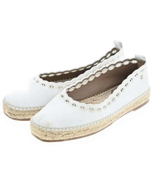 HERMES エルメスエスパドリーユ レディース 37(23.5糎位) 白【中古】【古着】