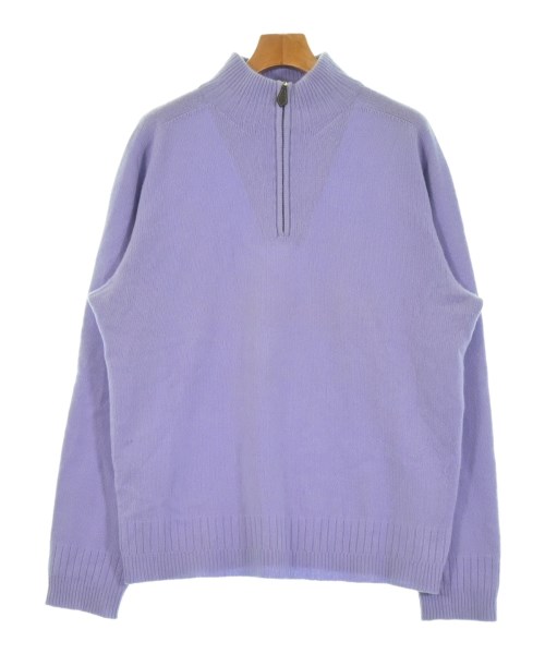 HERMES エルメス ニット・セーター メンズ L 紫 【中古】【古着】