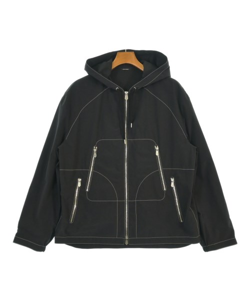 HERMES エルメス上衣（余分の物） メンズ 50(XL位) 黒【中古】【古着】
