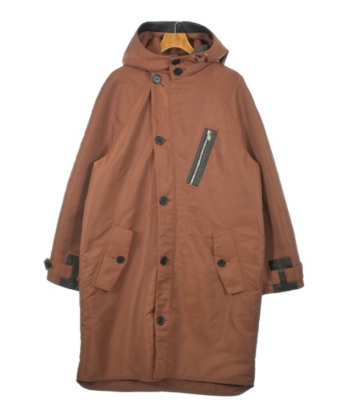 HERMES エルメス厚地の外套（余分の物） メンズ 48(L位) 茶【中古】【古着】