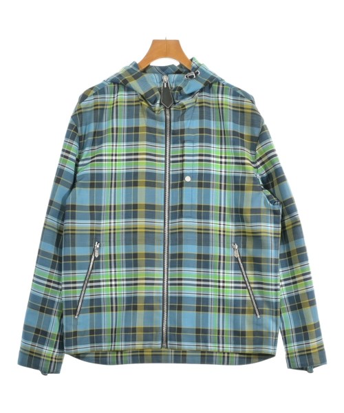 HERMES エルメス上衣 メンズ 46(M位) 水色x黄緑x黄等(照合のしるし)【中古】【古着】