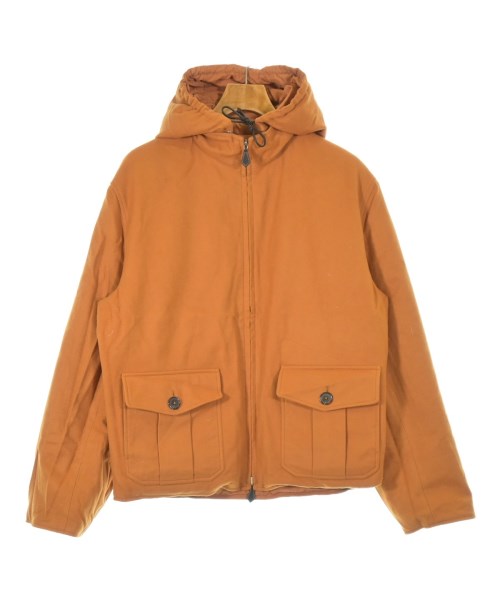 HERMES エルメス ダウンジャケット/ダウンベスト メンズ 48(L位) オレンジ 【中古】【古着】