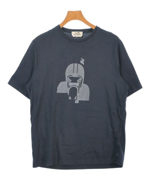 HERMES エルメス Tシャツ・カットソー メンズ M 紺 【中古】【古着】