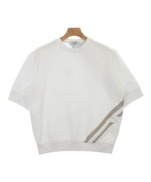 HERMES エルメススウェット メンズ XS 白【中古】【古着】