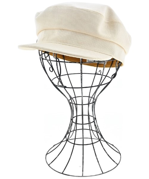 HERMES エルメス ハンチング・ベレー帽 レディース 58cm アイボリー 【中古】【古着】