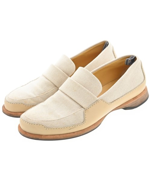 HERMES エルメスドレスシューズ/置き目毛皮 レディース EU38(24.5糎位) ベージュ【中古】【古着】