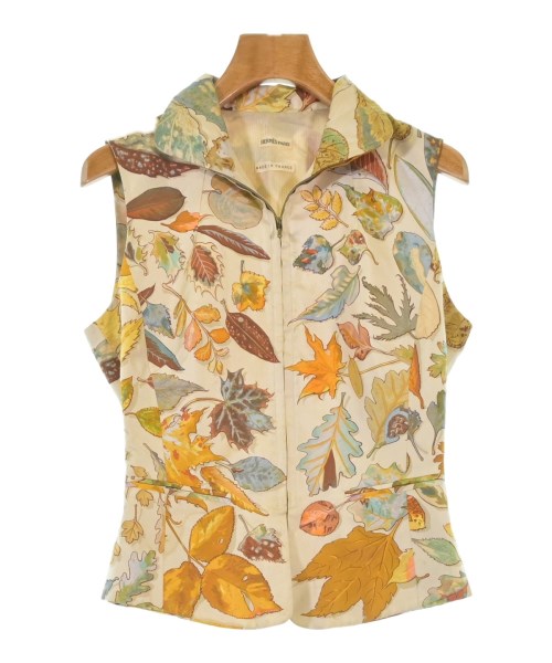 HERMES エルメスより良い レディース 36(XS位) 象牙色x洋芥子x水色等(総柄)【中古】【古着】