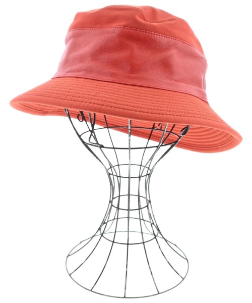HERMES エルメスかぶり笠 レディース 57糎 オレンジ色【中古】【古着】