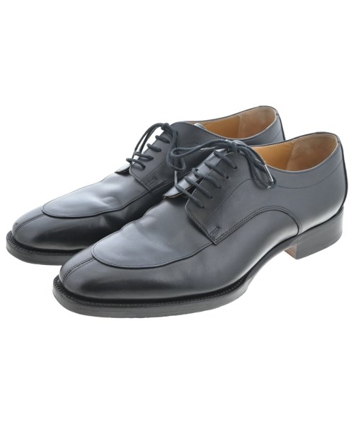 HERMES エルメスビジネス・ドレスシューズ メンズ EU42 1/2(27.5糎位) 黒【中古】【古着】