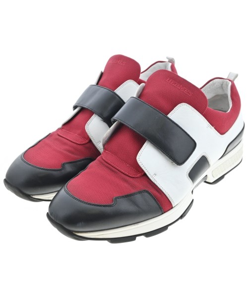 HERMES エルメススニーカー メンズ EU42 1/2(27.5珊位) 赤x白x黒【中古】【古着】