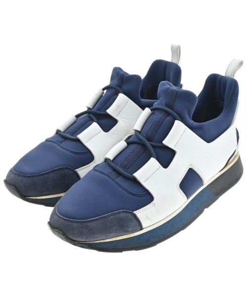 HERMES エルメススニーカー レディース EU35(21.5糎位) 紺x白【中古】【古着】