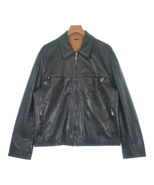 HERMES エルメス上衣（余分の物） メンズ 52(XXL位) 黒【中古】【古着】