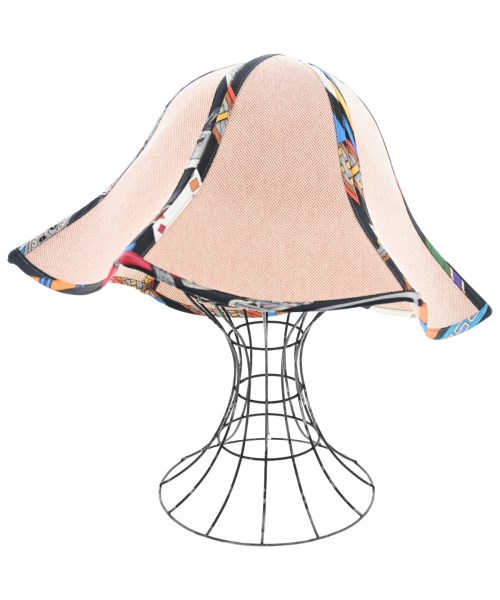 HERMES エルメス ハット レディース - オレンジ 【中古】【古着】