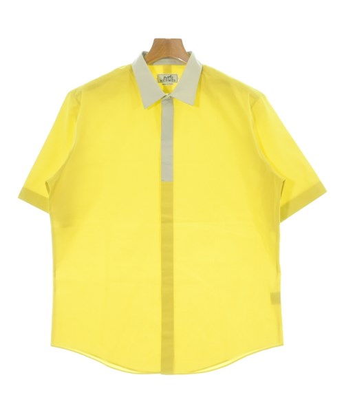HERMES エルメス カジュアルシャツ メンズ 41(XL位) 黄 【中古】【古着】