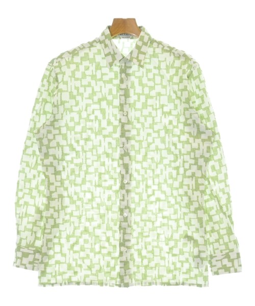 HERMES エルメスカジュアルシャツ メンズ 39(M位) 緑x白(総柄)【中古】【古着】｜RAGTAG（ブランド古着のラグタグ）