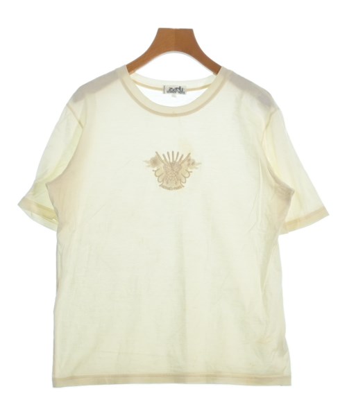 HERMES エルメスティーシャツ・カットソー レディース S ベージュ【中古】【古着】
